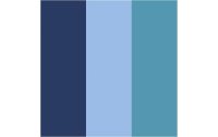 Creativ Company Acrylmarker Plus Color  3er Set, Blautöne