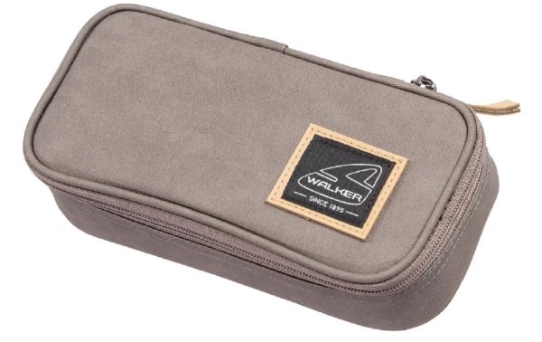 Walker Etui Pencil Box 21 x 10 x 6 cm, leer Grey Coated