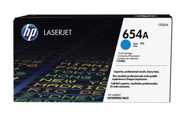 HP Toner Nr. 654A (CF331A) Cyan