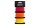 Braun + Company Geschenkband Raffia Orange Mix pro Farbe 10 Meter