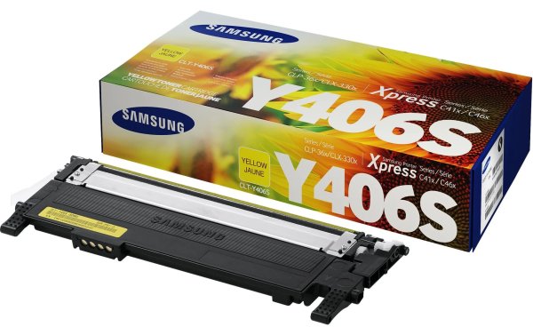 Samsung by HP Toner CLT-Y406S / SU462A Yellow