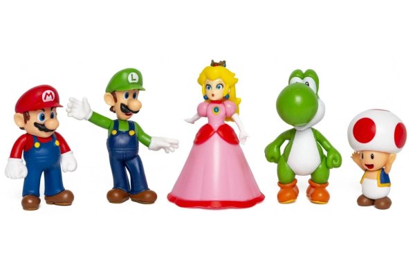 Nintendo Super Mario Set (6.5 cm) 5 Figuren