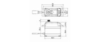 Savöx Standard Servo SC-1268SG+ 25 kg Digital HV