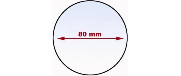 Mirrycle Ersatzspiegel ø 80 mm, für Myrricle E-Bike