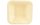 Papstar Fingerfood-Schale Palmblatt 8 cm x 8 cm, 25 Stück, Beige