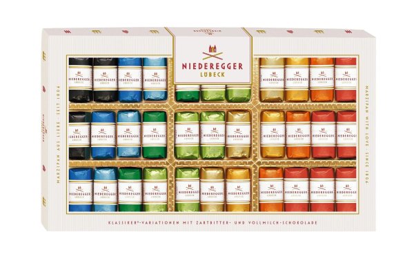 Niederegger Marzipan-Pralinen Variationen mit Zartbitterschokolade 400 g