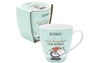 Sheepworld Universaltasse Schneeflocken 450 ml, 1 Stück, Hellgrün