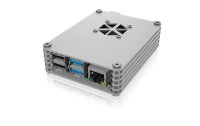 ICY BOX Gehäuse für Raspberry Pi 4 Silber