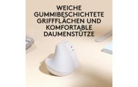 Logitech Ergonomische Maus Lift for Mac off-white