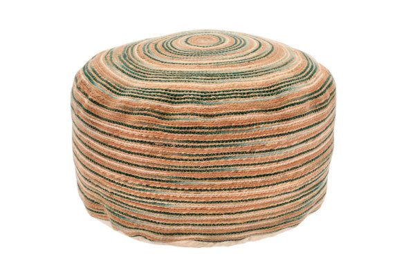 Villa Collection Hocker Pouf Vem 60 cm, Mehrfarbig