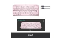 Logitech Tastatur MX Keys Mini Rose CH-Layout