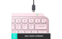 Logitech Tastatur MX Keys Mini Rose CH-Layout