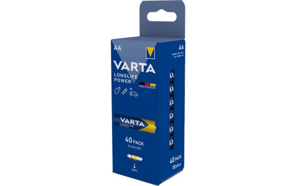 Varta Batterie Longlife Power AA 40 Stück