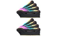 Corsair DDR4-RAM Vengeance RGB PRO Black iCUE 3200 MHz 8x...
