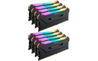 Corsair DDR4-RAM Vengeance RGB PRO Black iCUE 3200 MHz 8x...