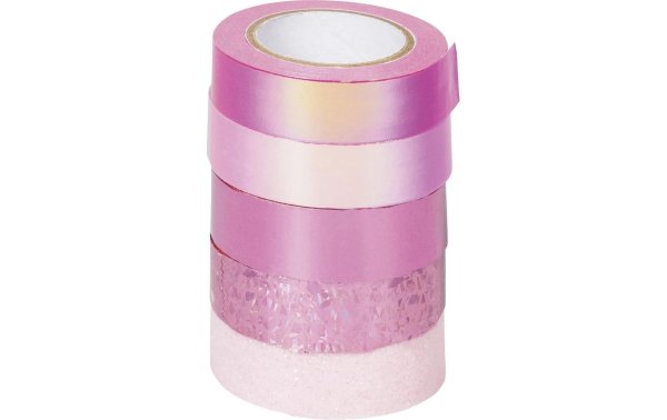 Heyda Washi Tape Effekt Mix Basic Rosa