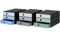 Styro Schubladenbox styroval pro color flow 3 Schubladen, Grau