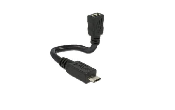 Delock USB-OTG-Kabel ShapeCable Micro-USB B - Micro-USB B 0.15 m