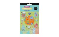 I AM CREATIVE Stickerbuch Robots 6 Seiten