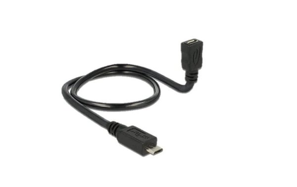 Delock USB-OTG-Kabel ShapeCable Micro-USB B - Micro-USB B 0.5 m