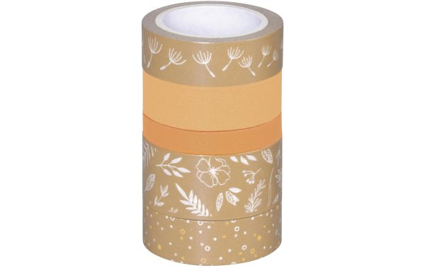 Heyda Washi Tape Natur Blätter Orange