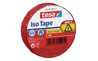 tesa Isolierband Iso Tape 19 mm x 20 m, Rot