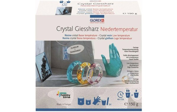 Glorex Giessharz  Crystal Niedertemperatur 150g