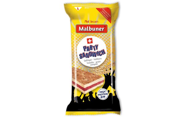 Malbuner Fleischsnack Pocket Sandwich Geflügel Vollkorn 50 g