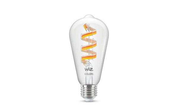 WiZ Leuchtmittel 6.3W (40W) E27 ST64 Tunable White & Color