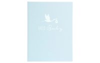 Goldbuch Babytagebuch Storch Hallo Baby Blau