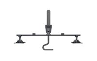 Multibrackets Tischhalterung Gas Lift Arm + Duo Crossbar 2 bis 7 kg