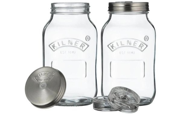 Kilner Fermentationsglas 1000 ml, 2 Stück