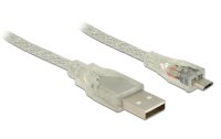 Delock USB 2.0-Kabel  USB A - Micro-USB B 2 m