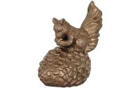 CHALET Weihnachtsfigur Eichhörnchen Kupfer