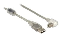 Delock USB 2.0-Kabel 90°gewinkelt USB A - USB B 0.5 m