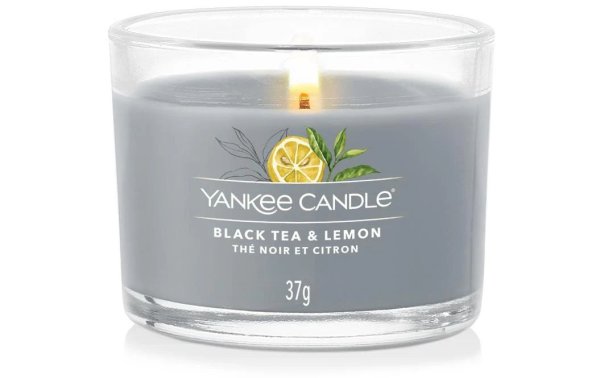 Yankee Candle Duftkerze Black Tea & Lemon 37 g