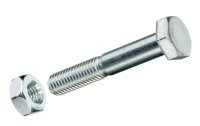 Krafter Sechskantschrauben M 6 x 30 mm mit Muttern...