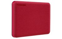 Toshiba Externe Festplatte Canvio Advance 1 TB, Rot