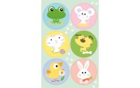 Braun + Company Motivsticker Little Animals 4 Blatt