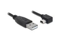 Delock USB 2.0-Kabel 90°gewinkelt USB A - Mini-USB B 5 m