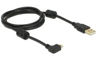 Delock USB 2.0-Kabel 270°gewinkelt USB A - Micro-USB...
