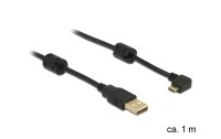 Delock USB 2.0-Kabel 270°gewinkelt USB A - Micro-USB B 1 m