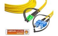 Lightwin LWL-Patchkabel LC/APC-SC, Singlemode, Duplex, 2 m