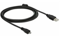Delock USB 2.0-Kabel mit Ferritkern USB A - Micro-USB B 2 m