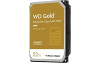 Western Digital Harddisk WD Gold 22 TB 3.5"