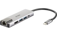D-Link Dockingstation DUB-M520 HDMI/RJ45/USB3.0/USB‑C Ladeanschluss