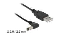 Delock USB-Stromkabel Hohlstecker 5.5/2.5mm USB A - Spezial 1.5 m