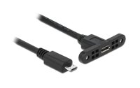 Delock USB 2.0-Kabel  Micro-USB B - Micro-USB B 0.25 m