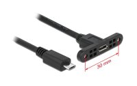 Delock USB 2.0-Kabel  Micro-USB B - Micro-USB B 0.25 m