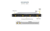 Supermicro Barebone UP SuperServer SYS-510P-WTR